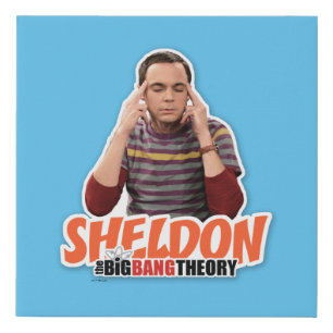 The Big Bang Theory   Sheldon Faux Canvas Print
