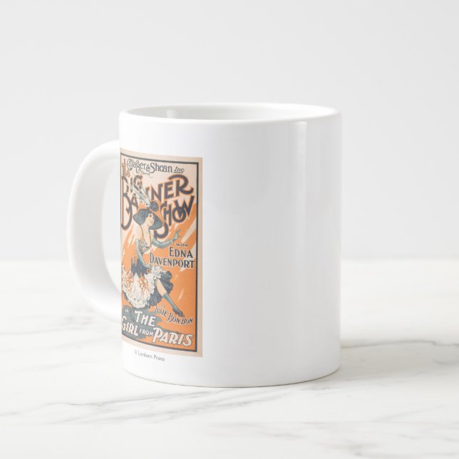 The Big Banner Show "The girl from Paris" Giant Coffee Mug (Front Left)