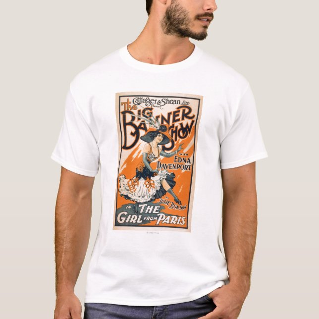 The Big Banner Show "The girl from Paris" T-Shirt (Front)