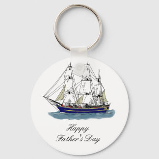 The Big Blue – Tall Ship Keychain