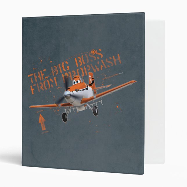 The Big Boss From Propwash 3 Ring Binder (Front/Inside)