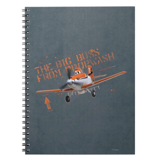 The Big Boss From Propwash Notebook (Front)