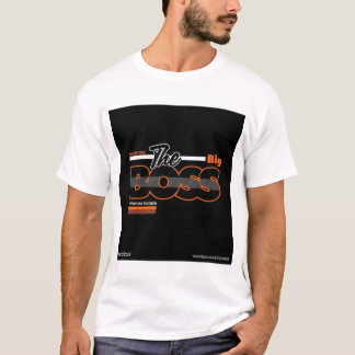 THE BIG BOSS. TEXT PRINTED T-SHIRT