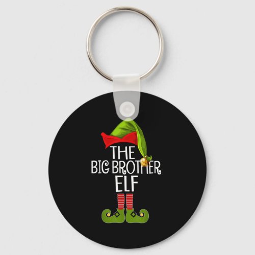 The Big Brother Elf Family Matching Group Funny Ch Keychain