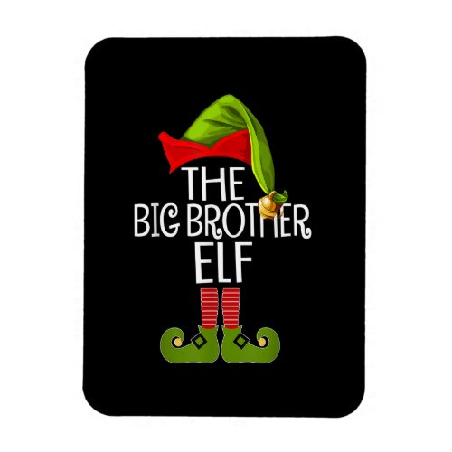 The Big Brother Elf Family Matching Group Funny Ch Magnet