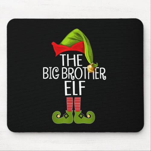 The Big Brother Elf Family Matching Group Funny Ch Mouse Pad