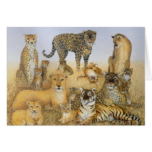 The Big Cats Cards (Front Horizontal)
