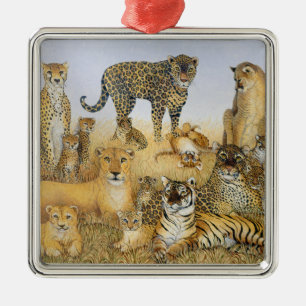 The Big Cats Metal Ornament