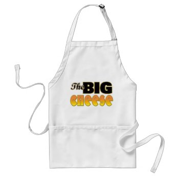 The Big Cheese Adult Apron by StargazerDesigns at Zazzle