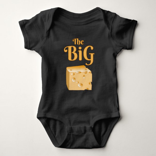 The Big Cheese Baby Bodysuit (Front)