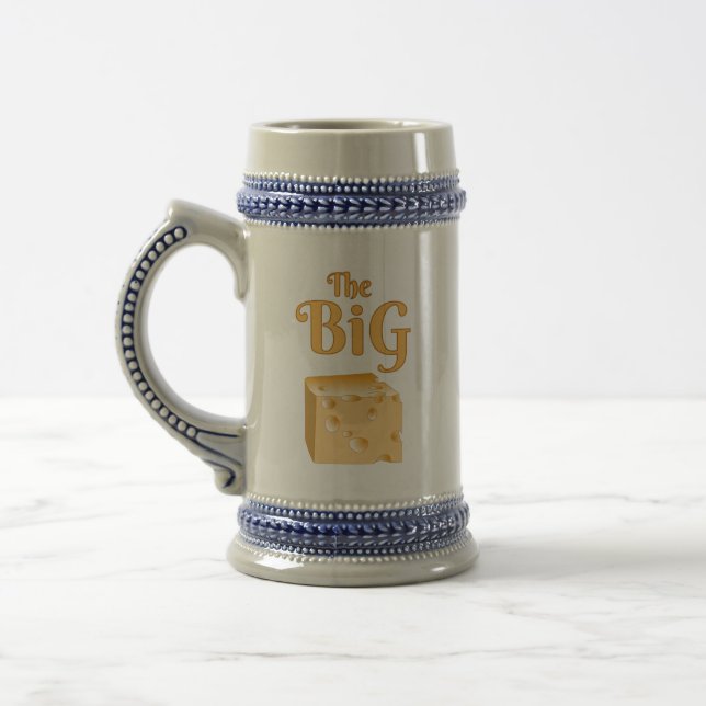 The Big Cheese Beer Stein (Left)