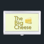 The Big Cheese Business Card Case<br><div class="desc">Great business card case for the BIG CHEESE!</div>