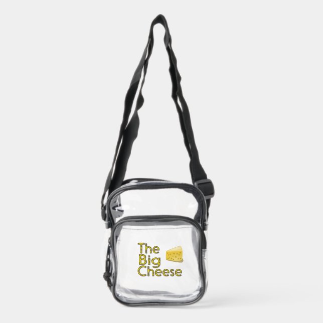 The Big Cheese Clear Crossbody Bag (Front)