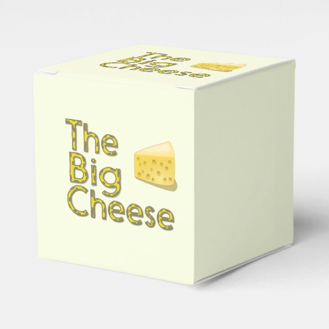 The Big Cheese Favor Boxes (Front Side)