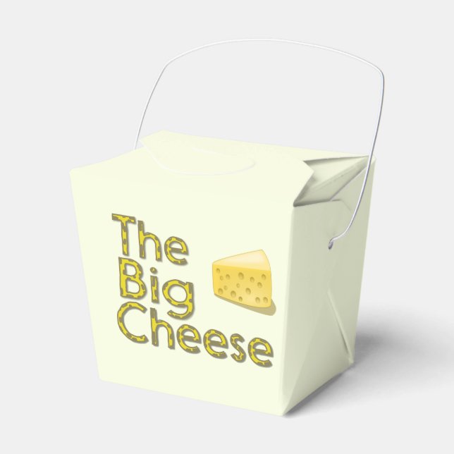 The Big Cheese Favor Boxes (Front Side)