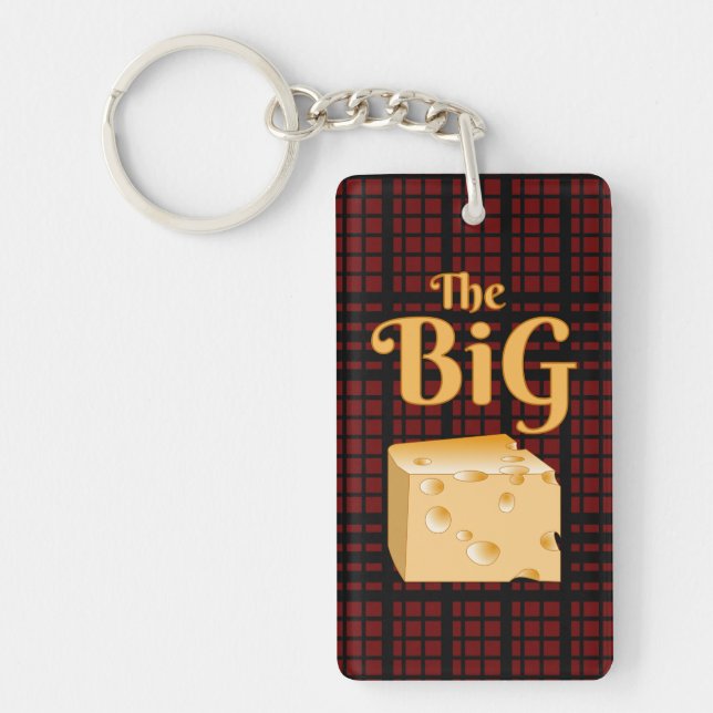 The Big Cheese Keychain (Front)