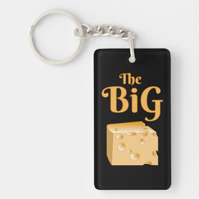 The Big Cheese Keychain (Front)