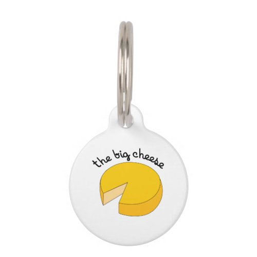 The Big Cheese Pet ID Tag
