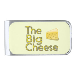 The Big Cheese Silver Finish Money Clip