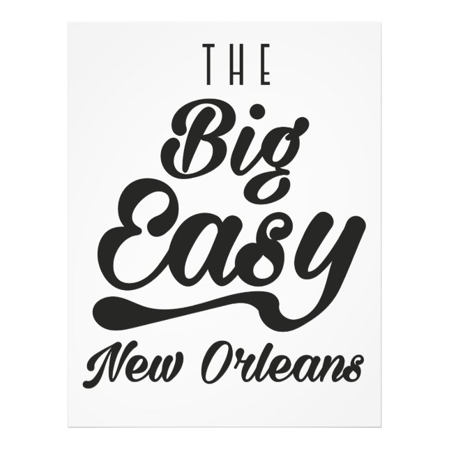 The Big  Easy New Orleans Photo Print (Front)