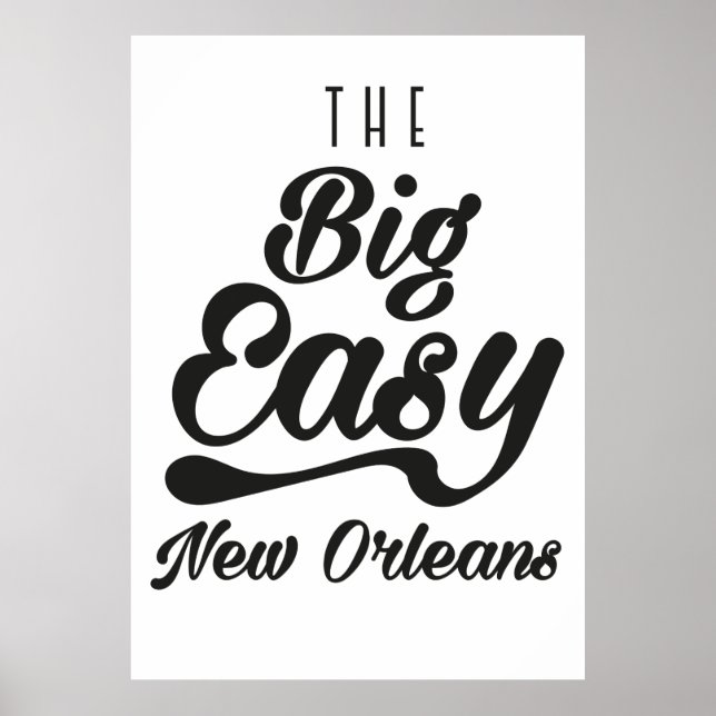 The Big  Easy New Orleans Poster (Front)