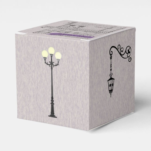 The Big Easy Wedding Favor Box (Front Side)