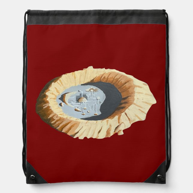 The Big Empty Fallout New Vegas Drawstring Bag (Front)