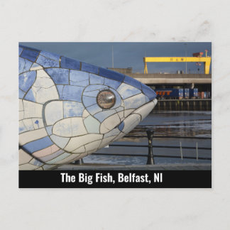 The Big Fish, Belfast, Northern Ireland, UK Holiday Postcard