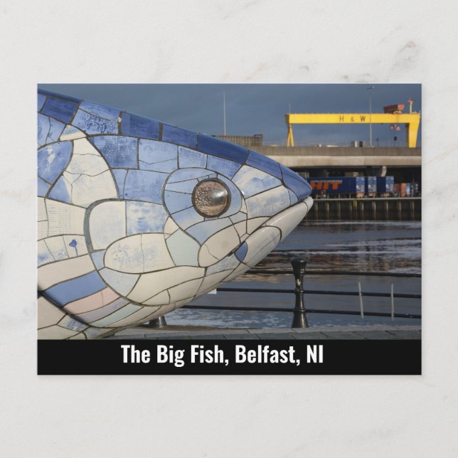 The Big Fish, Belfast, Northern Ireland, UK Holiday Postcard (Front)