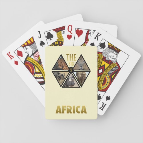 The Big Five Africa Playing Cards