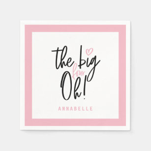 The big four oh! 40th birthday party favor decor napkins