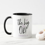 The big four oh! 40th birthday party favor gift mug<br><div class="desc">The big four oh! 40th birthday party favor gift.</div>