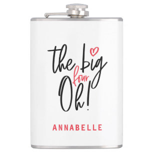 The big four oh! 40th birthday party flask