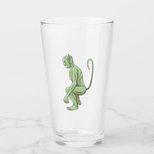 The Big Green Goblin Glass (Front)