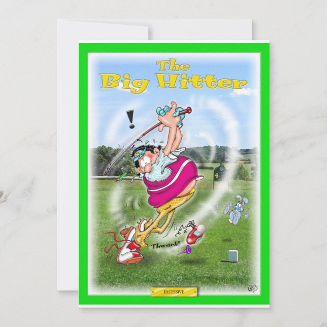 The Big hitter Invitations (Front)