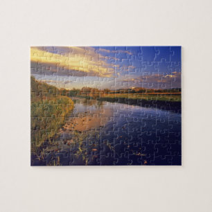 The Big Hole River at last light near Jackson Jigsaw Puzzle