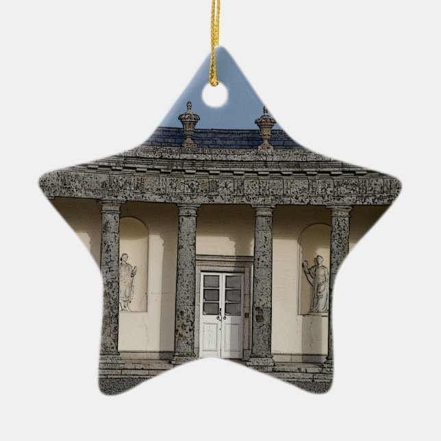 The Big House Ceramic Ornament (Front)