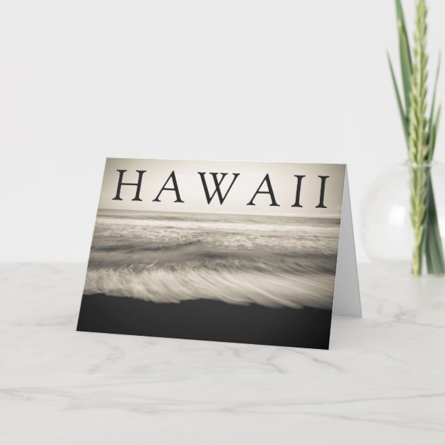 The Big Island Beach Hawaii | Happy Birthday Card (Front)