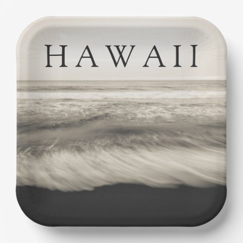 The Big Island Beach Hawaii Paper Plates