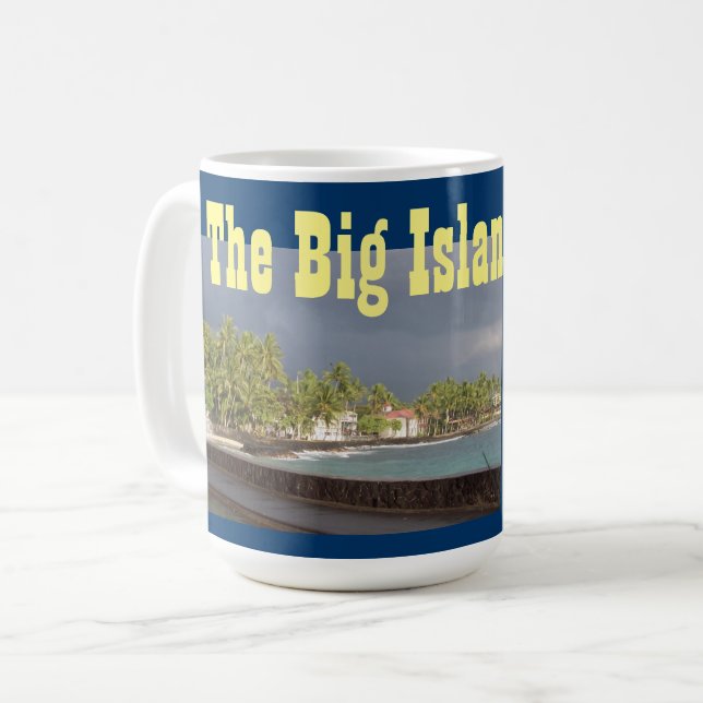The Big Island Hawaii Coffee Mug (Front Left)