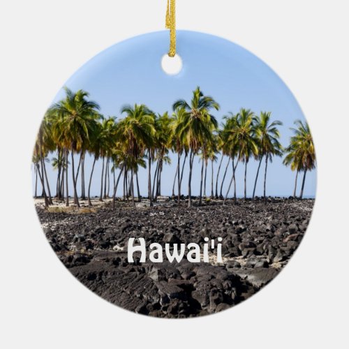 The Big Island Hawaii Holiday Ornament