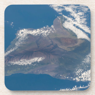 The Big Island Of Hawaii And Its Mountains Beverage Coaster