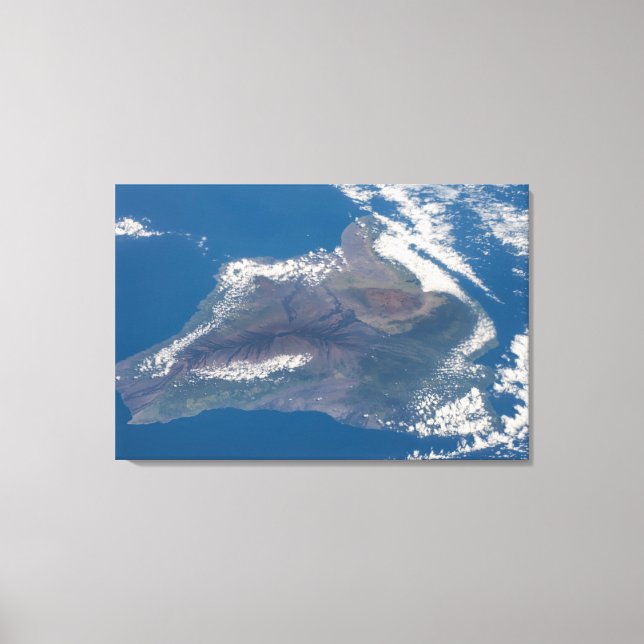 The Big Island Of Hawaii And Its Mountains Canvas Print (Front)