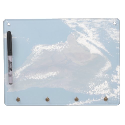 The Big Island Of Hawaii And Its Mountains Dry Erase Board With Keychain Holder
