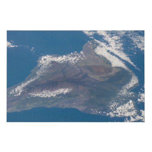 The Big Island Of Hawaii And Its Mountains Faux Canvas Print