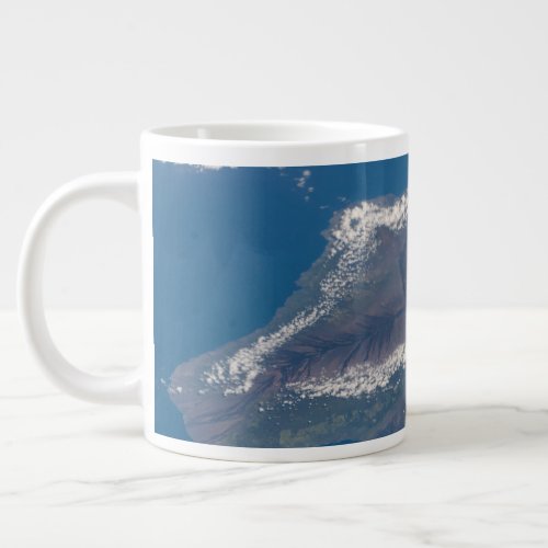 The Big Island Of Hawaii And Its Mountains Giant Coffee Mug