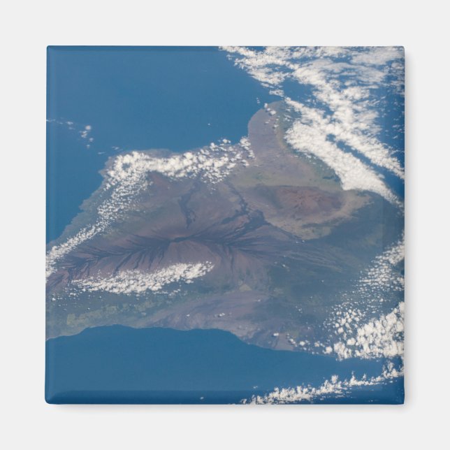 The Big Island Of Hawaii And Its Mountains Magnet (Front)