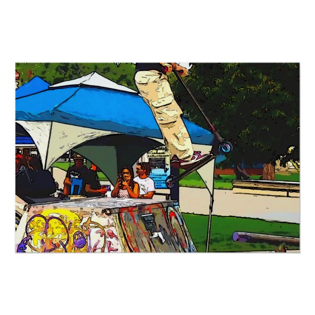 The Big Jump - Scooter Trick Poster (Front)