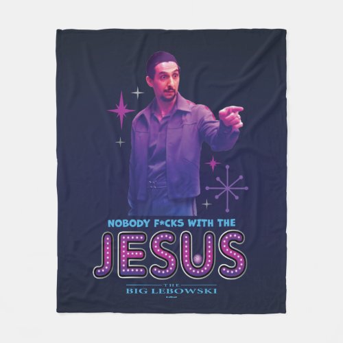 The Big Lebowski Nobody Fcks With The Jesus Fleece Blanket