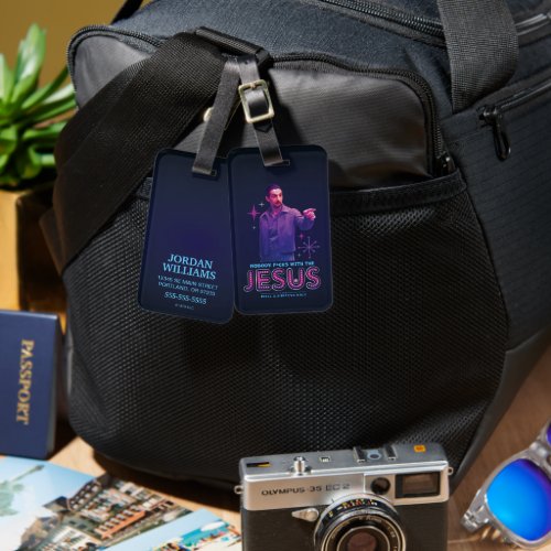 The Big Lebowski Nobody Fcks With The Jesus Luggage Tag